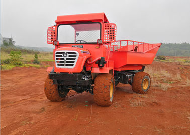 Mini caminhão basculante articulado de pouco peso 30HP de direção hidráulico completo para a palma de óleo
