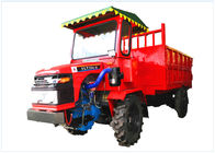 Mini transporte de materiais vermelho Transportor do descarregador 18HP do trator 4WD na área de montanha fornecedor