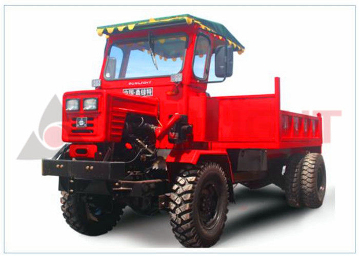 Mini caminhão basculante articulado personalizado da cor 13.2kw usado na área rural montanhosa fornecedor