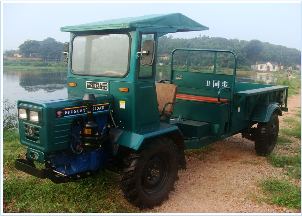 Caminhão basculante diesel de pouco peso, caminhão basculante 4WD de 2 toneladas para a plantação da palma de óleo fornecedor